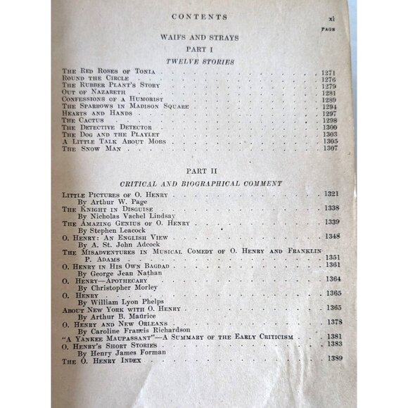 1928 The Complete Works Of O'Henry Special Edition Hardcover Red Doubleday Doran - Picture 10 of 14